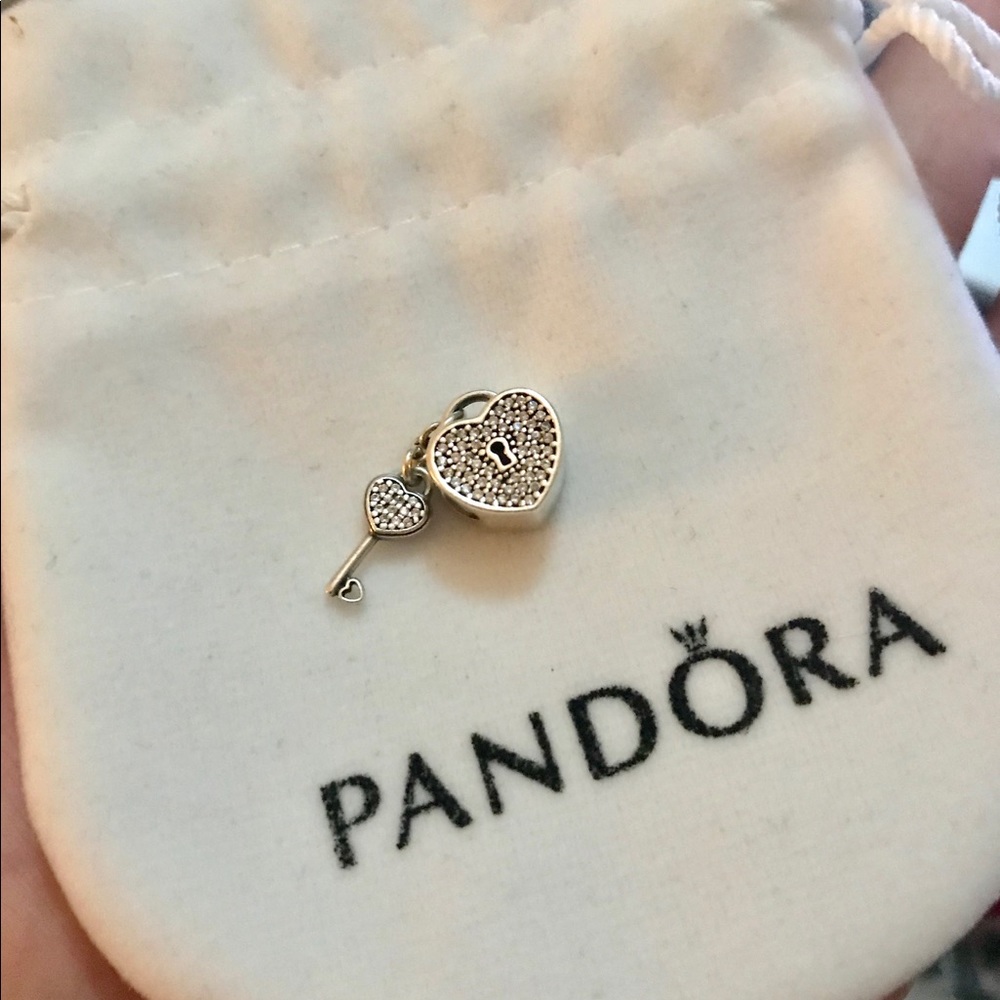 Pandora Lock of Love Charm